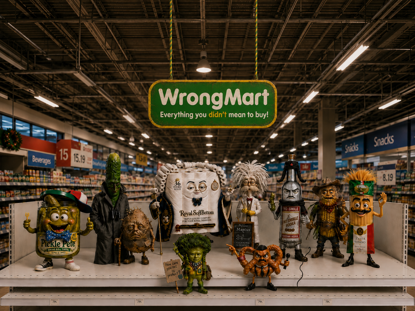 Shop Unhinged interneto komiksų tinklalapio vaizdas